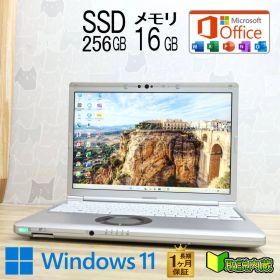 ★美品 高性能10世代4コアi5！SSD256GB メモリ16GB★CF-SV9 Core i5-10310U Webカメラ TypeC Win11 MS Office2019 H&B ノートPC★P93726
