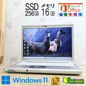 ★美品 高性能10世代4コアi5！M.2 NVMeSSD256GB メモリ16GB★CF-SV9 Core i5-10310U Webカメラ TypeC Win11 MS Office2019 H&B★P96586