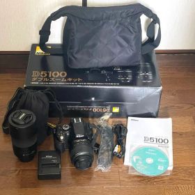 【動作確認済・美品】Nikon D5100 ダブルズームキット 付属品完備