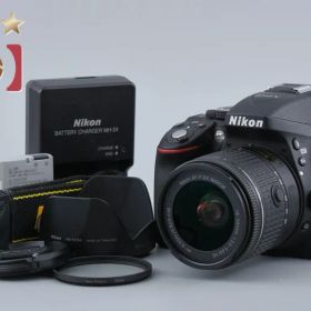 【中古】Nikon ニコン D5300 AF-P 18-55 VR レンズキット ブラック シャッター回数僅少