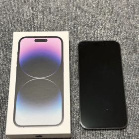 美品 Apple iPhone 14 Pro ディープパープル 本体