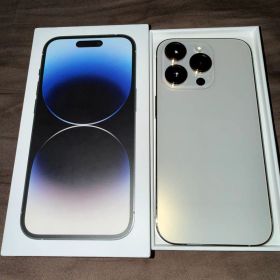 SIMフリー iPhone14Proシルバー256G割れなし