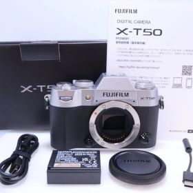 【2,053回 美品】FUJIFILM X-T50 ボディ 多言語対応 シルバー F X-T50-S ミラーレス一眼カメラ