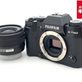 【中古】 【美品】 フジフイルム X-T50 XC15-45mmレンズキット ブラック