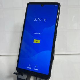 @ 【良品】AQUOS sense5G au 64GB SHG03 ブラック 1343