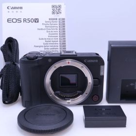 【1,000回以下 ほぼ新品】Canon EOS R50V ボディ ブラック ミラーレス一眼