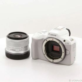 ソフマップ 〔中古品〕 EOS R50 RF-S18-45 IS STM レンズキット ホワイト【258】