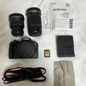 Canon EOS R50 ダブルズームキット 【保証書、SDカードあり】