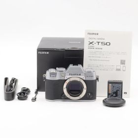FUJIFILM 富士フイルム ミラーレス一眼カメラ X-T50ボディ シルバー F X-T50-S