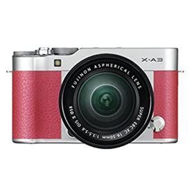 【中古】「非常に良い」FUJIFILM ミラーレス一眼 X-A3 ピンク X-A3LK-XC-P(ミラーレス一眼)