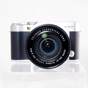 フジフイルム(富士フイルム)の【中古】(フジフイルム) FUJIFILM X-A3 XC16-50キット シルバー(コンパクトデジタルカメラ)
