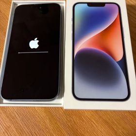 iPhone 14 128GB ブルー SIMフリー バッテリー84% 箱あり