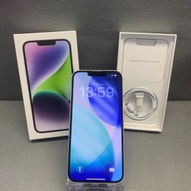 美品 海外版 SIMフリー iPhone14 128GB パープル色