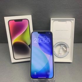 美品中古 Appleストア版 SIMフリー iPhone14 128GB スターライト色