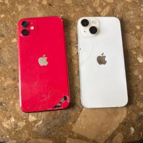 iPhone 11赤 & iPhone 14白 セット