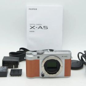 美品 FUJIFILM フジフィルム X-A5 ボディ ミラーレス一眼カメラ ブラウン 260320an