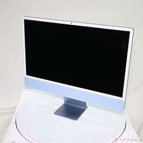 iMac 24-inch Late-2023 MQRR3J／A Apple M3 8コアCPU_10コアGPU 8GB SSD512GB ブルー 〔15.7 Sequoia〕