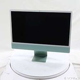 iMac 24-inch Late-2023 MQRP3J／A Apple M3 8コアCPU_10コアGPU 8GB SSD512GB グリーン 〔26.3 Tahoe〕