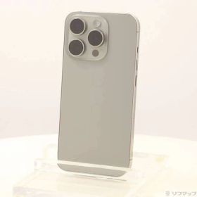 ソフマップ 〔中古品〕 iPhone15 Pro 128GB ナチュラルチタニウム MTU93J／A SIMフリー【198】