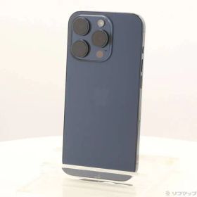 ソフマップ 〔中古品〕 iPhone15 Pro 128GB ブルーチタニウム MTUA3J／A SIMフリー【276】