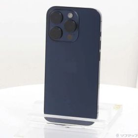 ソフマップ 〔中古品〕 iPhone15 Pro 128GB ブルーチタニウム MTUA3J／A SIMフリー【251】