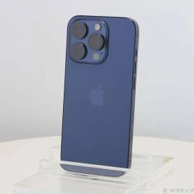 ソフマップ 〔中古品〕 iPhone15 Pro 128GB ブルーチタニウム MTUA3J／A SIMフリー【196】