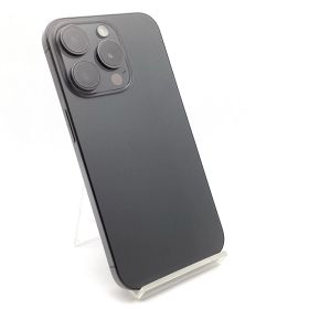 【全額返金保証】【最速発送】 iPhone 15 Pro 256GB ブラックチタニウム au SIMフリー 美品 動作確認済 80%
