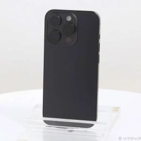 ソフマップ 〔中古品〕 iPhone15 Pro 256GB ブラックチタニウム MTUC3J／A SIMフリー【276】