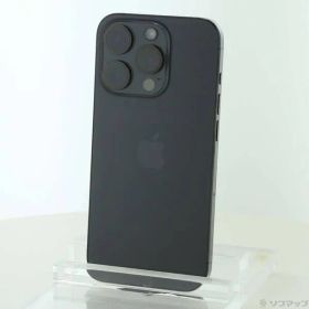 ソフマップ 〔中古品〕 iPhone15 Pro 256GB ブラックチタニウム MTUC3J／A SIMフリー【348】