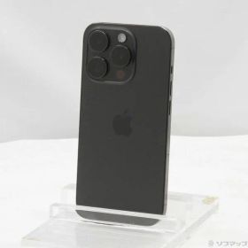 ソフマップ 〔中古品〕 iPhone15 Pro 256GB ブラックチタニウム MTUC3J／A SIMフリー【368】
