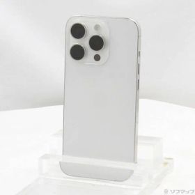 ソフマップ 〔中古品〕 iPhone15 Pro 256GB ホワイトチタニウム MTUD3J／A SIMフリー【348】
