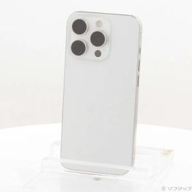 ソフマップ 〔中古品〕 iPhone15 Pro 256GB ホワイトチタニウム MTUD3J／A SIMフリー【371】