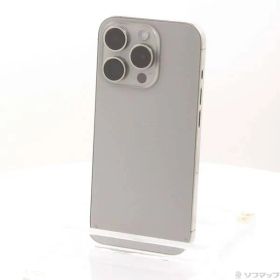 ソフマップ 〔中古品〕 iPhone15 Pro 256GB ナチュラルチタニウム MTUF3J／A SIMフリー【297】
