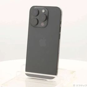 ソフマップ 〔中古品〕 iPhone15 Pro 512GB ブラックチタニウム MTUH3J／A SIMフリー【262】
