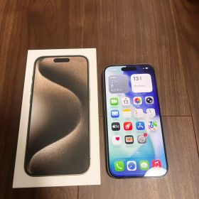 美品:Apple iPhone 15 Pro256GB(SIMフリー)