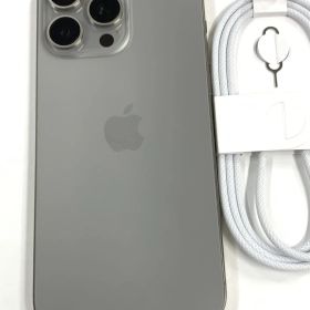 新品同様 電池99%SIMフリー iPhone15 Pro Max 1TB ナチュラルチタニウム