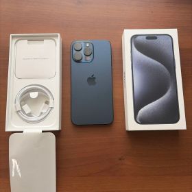 Apple iPhone 15Promax ブルーチタニウム