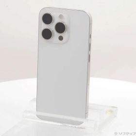 ソフマップ 〔中古品〕 iPhone15 Pro 128GB ホワイトチタニウム MTU83J／A SIMフリー【368】