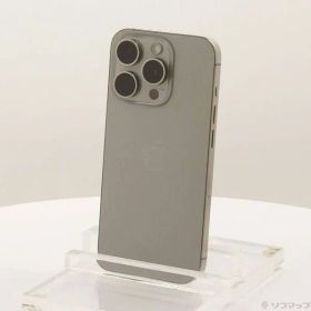 ソフマップ 〔中古品〕 iPhone15 Pro 128GB ナチュラルチタニウム MTU93J／A SIMフリー【198】