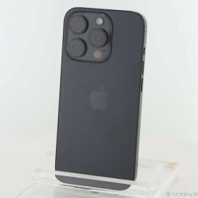 ソフマップ 〔中古品〕 iPhone15 Pro 128GB ブラックチタニウム MTU73J／A SIMフリー【368】