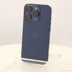 ソフマップ 〔中古品〕 iPhone15 Pro 128GB ブルーチタニウム MTUA3J／A SIMフリー【251】