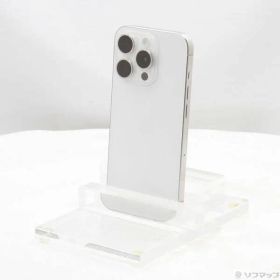 ソフマップ 〔中古品〕 iPhone15 Pro 128GB ホワイトチタニウム MTU83J／A SIMフリー【251】