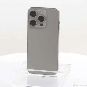 ソフマップ 〔中古品〕 iPhone15 Pro 128GB ナチュラルチタニウム NTU93J／A SIMフリー【344】
