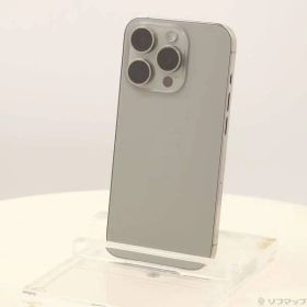 ソフマップ 〔中古品〕 iPhone15 Pro 128GB ナチュラルチタニウム MTU93J／A SIMフリー【368】