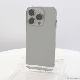 ソフマップ 〔中古品〕 iPhone15 Pro 256GB ナチュラルチタニウム MTUF3J／A SIMフリー【344】