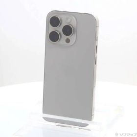 ソフマップ 〔中古品〕 iPhone15 Pro 256GB ナチュラルチタニウム MTUF3J／A SIMフリー【276】