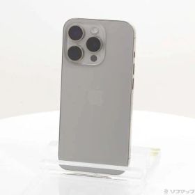 ソフマップ 〔中古品〕 iPhone15 Pro 256GB ナチュラルチタニウム MTUF3J／A SIMフリー【305】