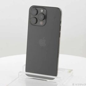 ソフマップ 〔中古品〕 iPhone15 Pro Max 256GB ブラックチタニウム MU6P3J／A SIMフリー【349】