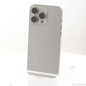 ソフマップ 〔中古品〕 iPhone15 Pro Max 256GB ナチュラルチタニウム MU6R3J／A SIMフリー【276】