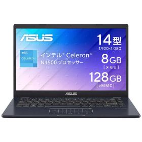 【新品未使用】【未開梱】ASUS エイスース ノートパソコン Vivobook Go 14 [ 14型 / Win11 S / Celeron / メモリ8GB / eMMC128GB / WPS Office ] スターブラック E410KA-EK844W